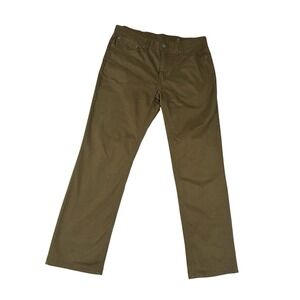 Levis 541 Jeans Mens 34x32 Athletic Taper Olive Stretch Office Outdoor